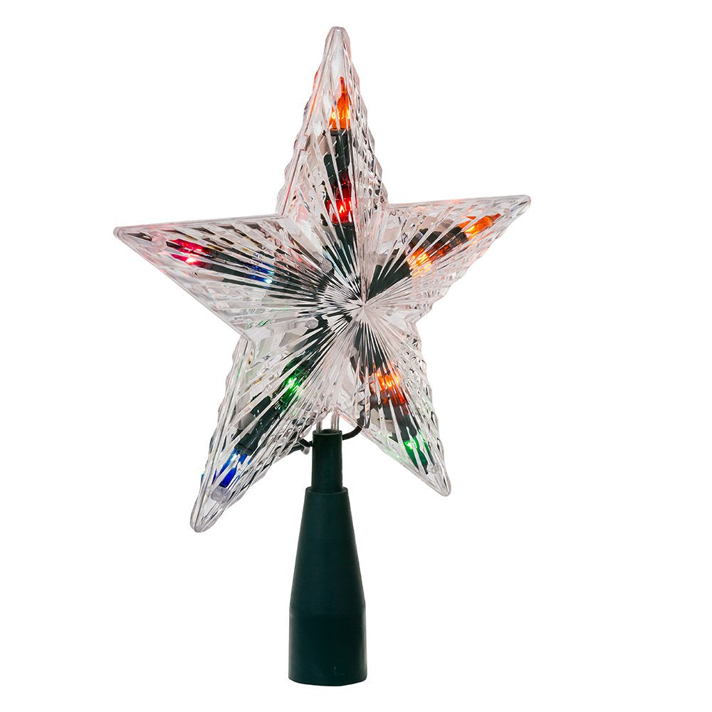 Kurt Adler Multi-Colored Crystal Star Treetop Kurt S. Adler