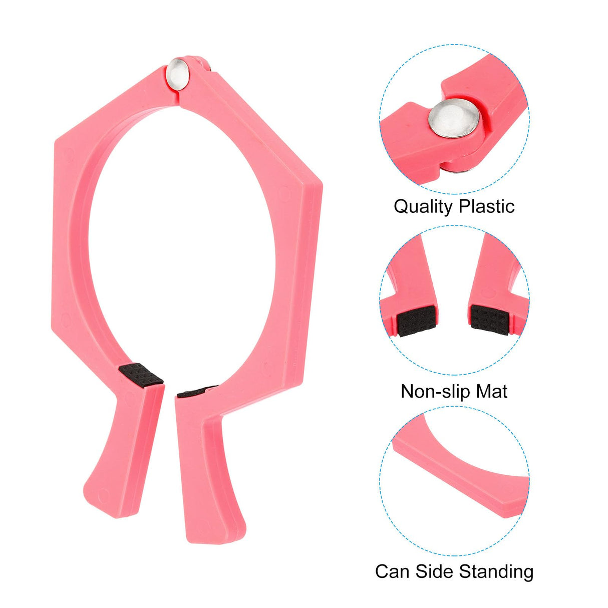 PATIKIL Plastic Pinch Tumbler Clamp, Sublimation Tumblers Pinch Clip for 20 OZ Sublimation Tumblers Pinch Tool for Skinny Straight Tumblers, Pink PATIKIL