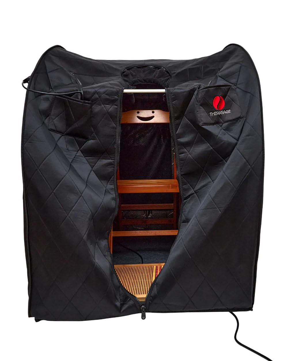 Therasage Thera360Plus Black Portable Full Spectrum Infared Sauna Therasage