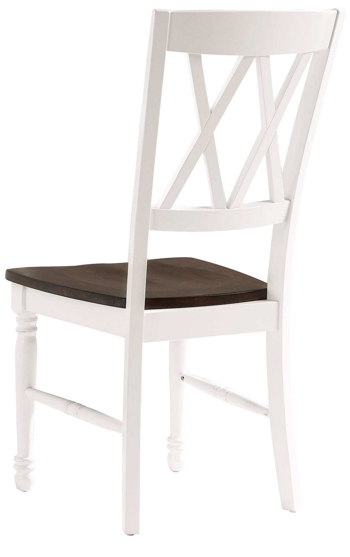 Crosley Furniture Shelby Dining Chairs (Set of 2), Distressed White Crosley Furniture