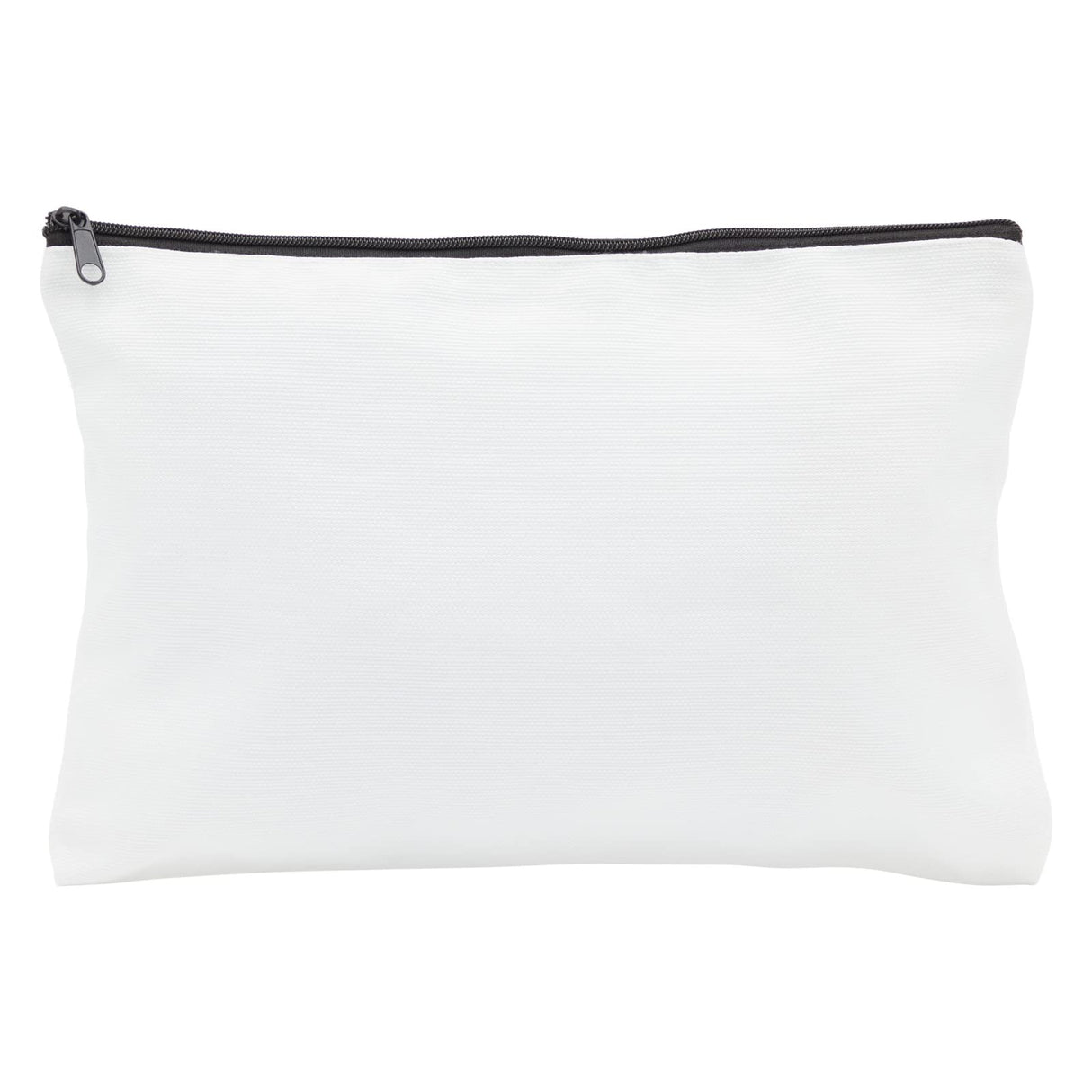 Blank Sublimation Canvas Bags, DIY Cosmetic Zipper Pouch Set (10 x 7 Inches, 15 Pieces) Bright Creations