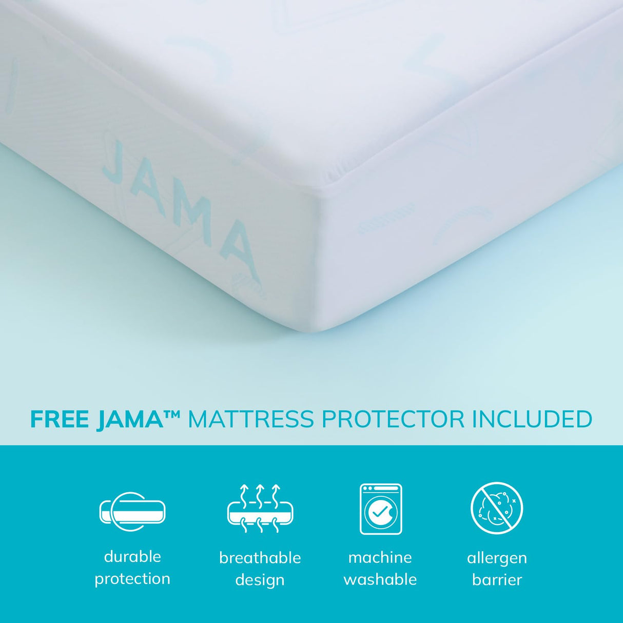 MLILY 5 Inch Twin Mattress for Kids, Bunk Bed Mattress with Mattress Protector in a Box Made in USA CertiPUR-US Certified, Medium Firm Trundle Foam Mattress, Blue MLILY