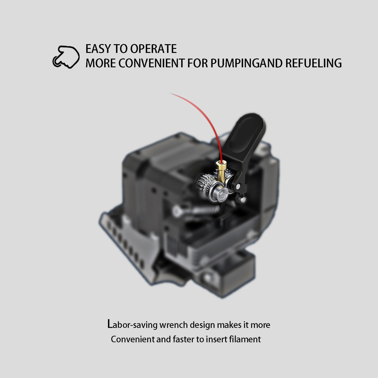 Creality Sprite Extruder Kit for Ender 3 V3 SE, Ender 3 V3 KE, 3D Printer Direct Drive Dual Gear Extrusion Filament Feeding Kit for Ender 3 S1, Ender 5 S1, Ender 3 V3 KE/SE KOYOFEI