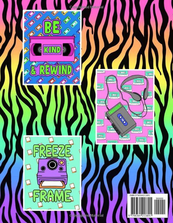 Totally Rad 80s Coloring Book WoodArtSupply
