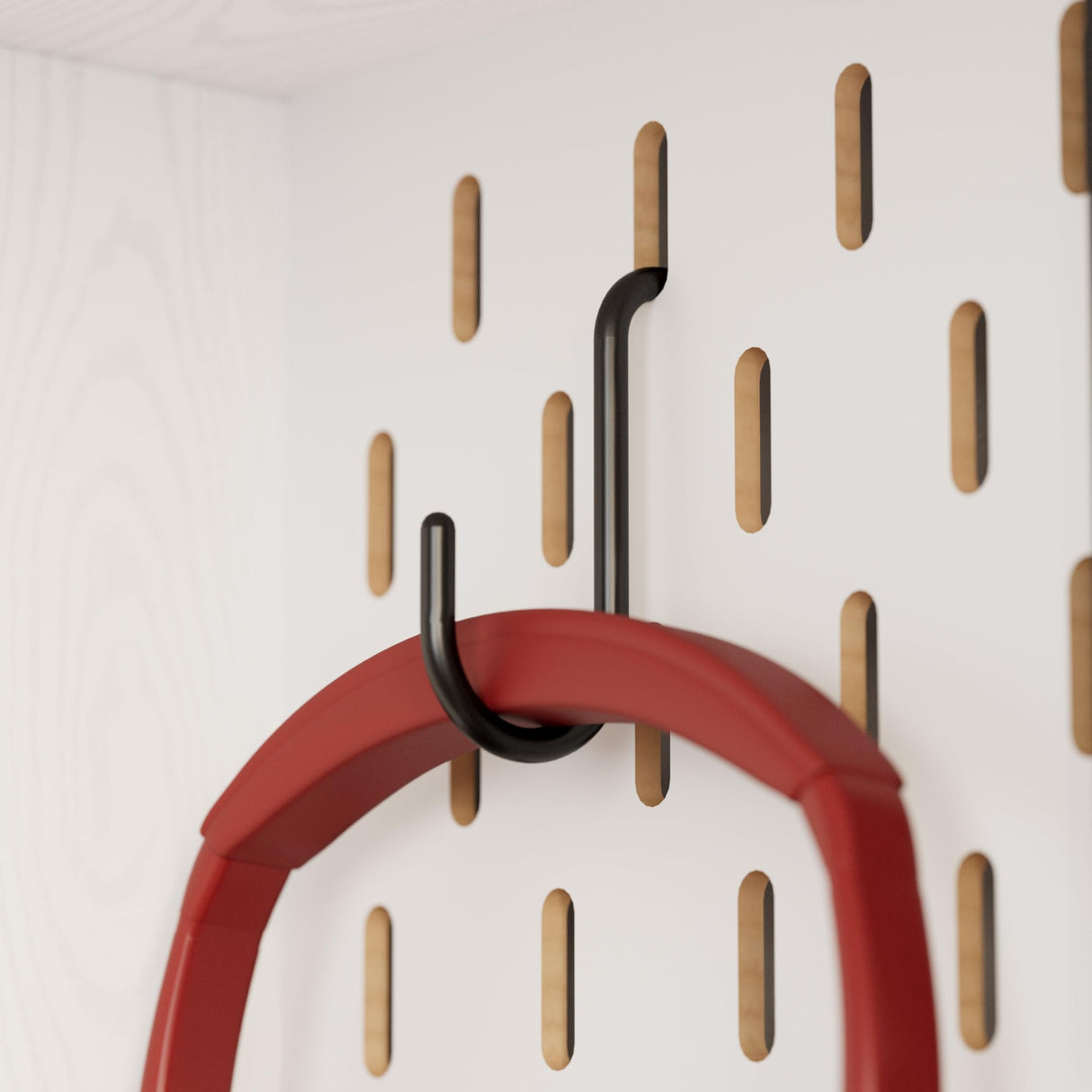 IRONCK Bookshelf and Bookcase with Pegboard and Deep Drawer, 79" H x 55" W 8 Cubby Display Book Shelves, Modern Wide Wood Etagere Shelving Unit for Living Room, White IRONCK