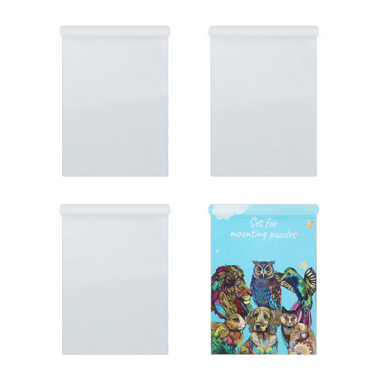 MAIKESUB 4 Pcs Double Sided White Sublimation Blank Polyester Flags for Garden and Yard Canvas BannerLawn Garden Flags DIY Halloween Decorative Flag MAIKESUB