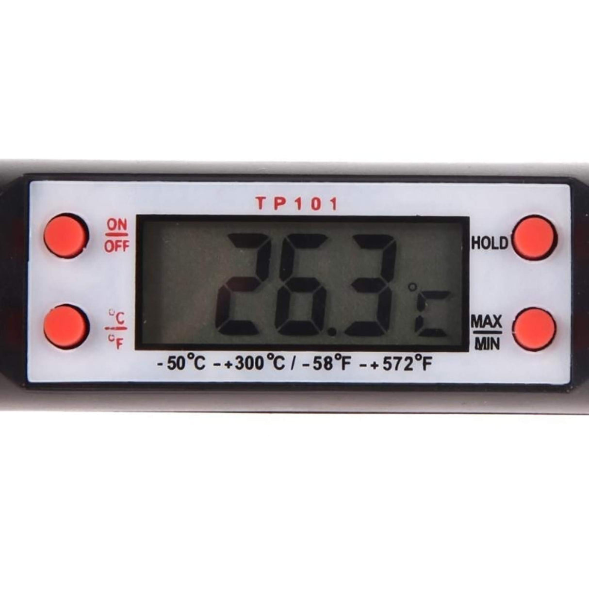 Cooking Thermometer, Kitchen Electronic Digital Thermometer Food Probe for Meat Water Milk - Black Gaweb