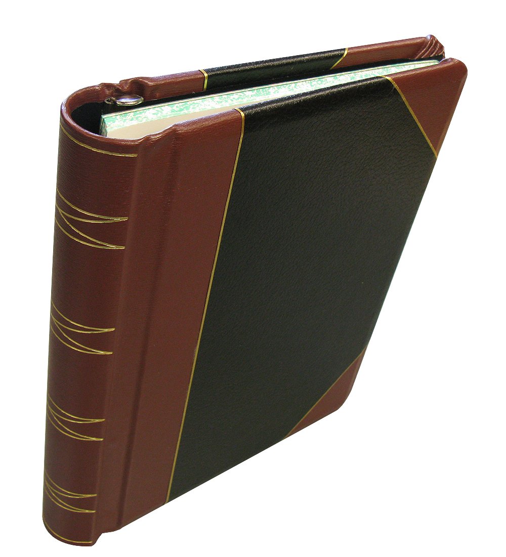 Corpkit Corporate Records, 3 Post Minute Book: 1/4 Bind Leather Binder, 8.5 x 11, Binder Only(Rectangular Post) Corpkit Legal Supplies