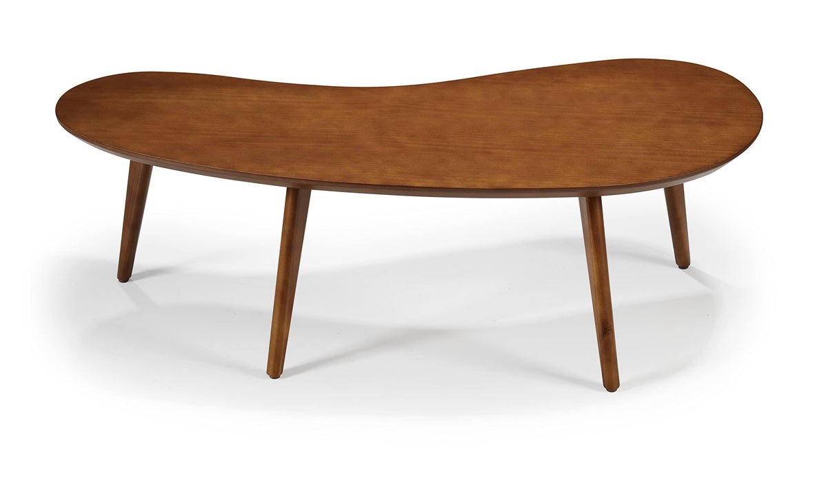 Camaflexi Mid Century Modern Coffee Table, Castanho Camaflexi