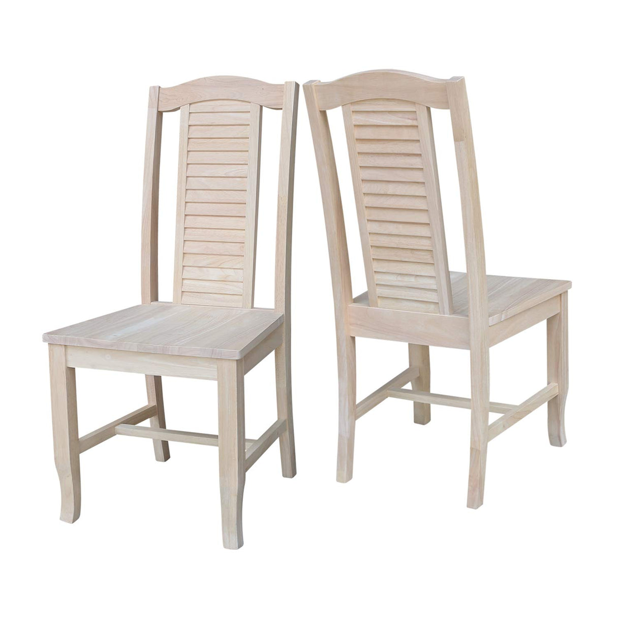 International Concepts Seaside, Set of 2 Chair, Unfinished IC International Concepts