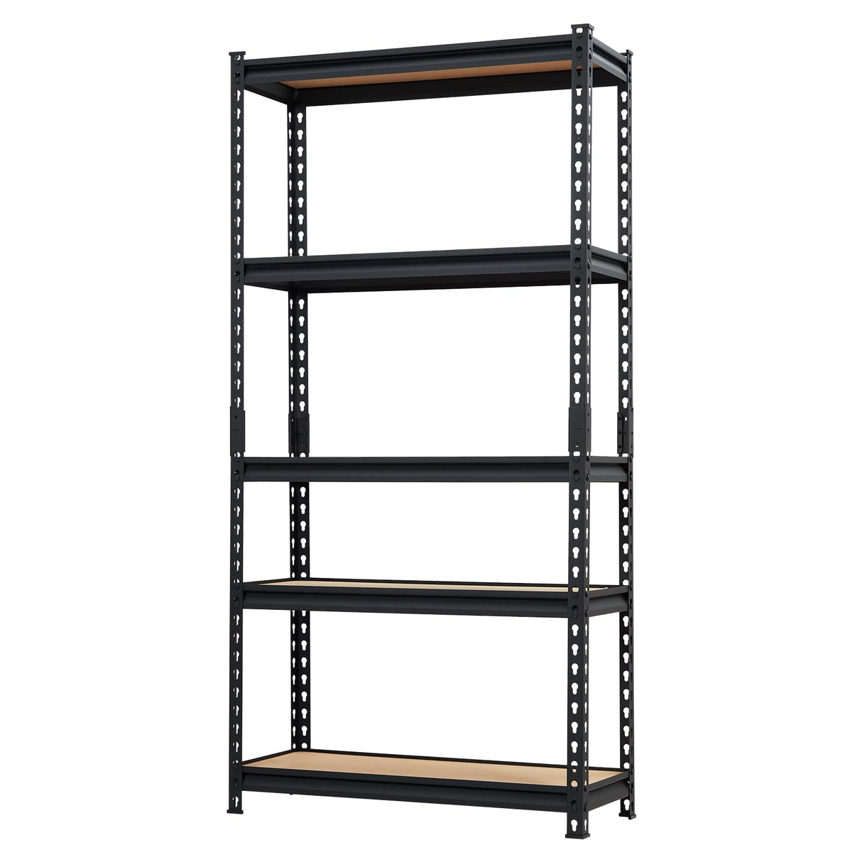 KOKEBREN Garage Shelving Heavy Duty Storage Shelves 2000Lbs Capacity, 5 Tier Adjustable Metal Shelving Unit 48" W x 18" D x 72" H, Industrial Utility Rack for Kitchen Pantry KOKEBREN