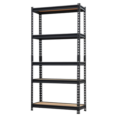 KOKEBREN Garage Shelving Heavy Duty Storage Shelves 2000Lbs Capacity, 5 Tier Adjustable Metal Shelving Unit 48" W x 18" D x 72" H, Industrial Utility Rack for Kitchen Pantry