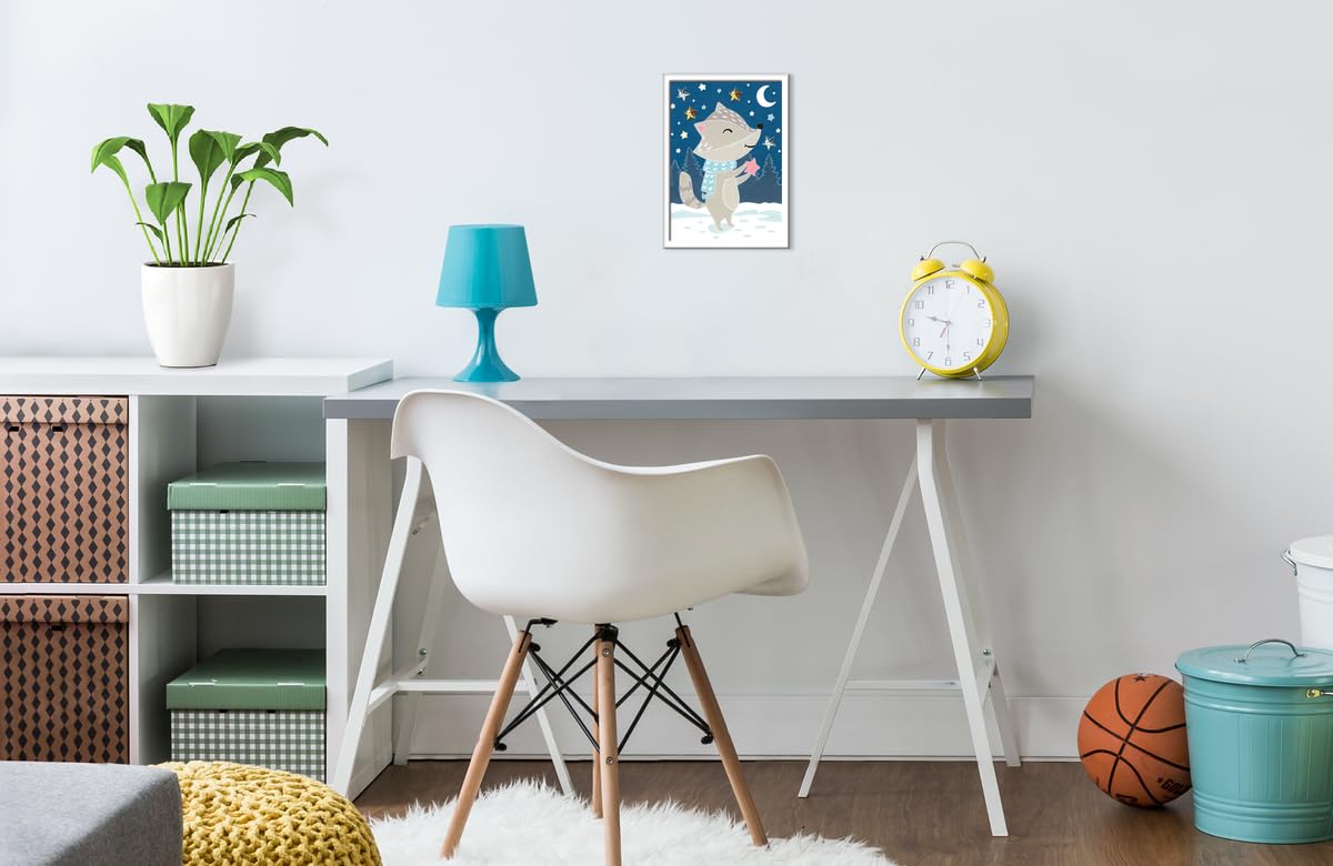 Ravensburger CreArt Cute Badger Paint by Numbers Kit for Kids - Painting Arts and Crafts for Ages 7 and Up Ravensburger