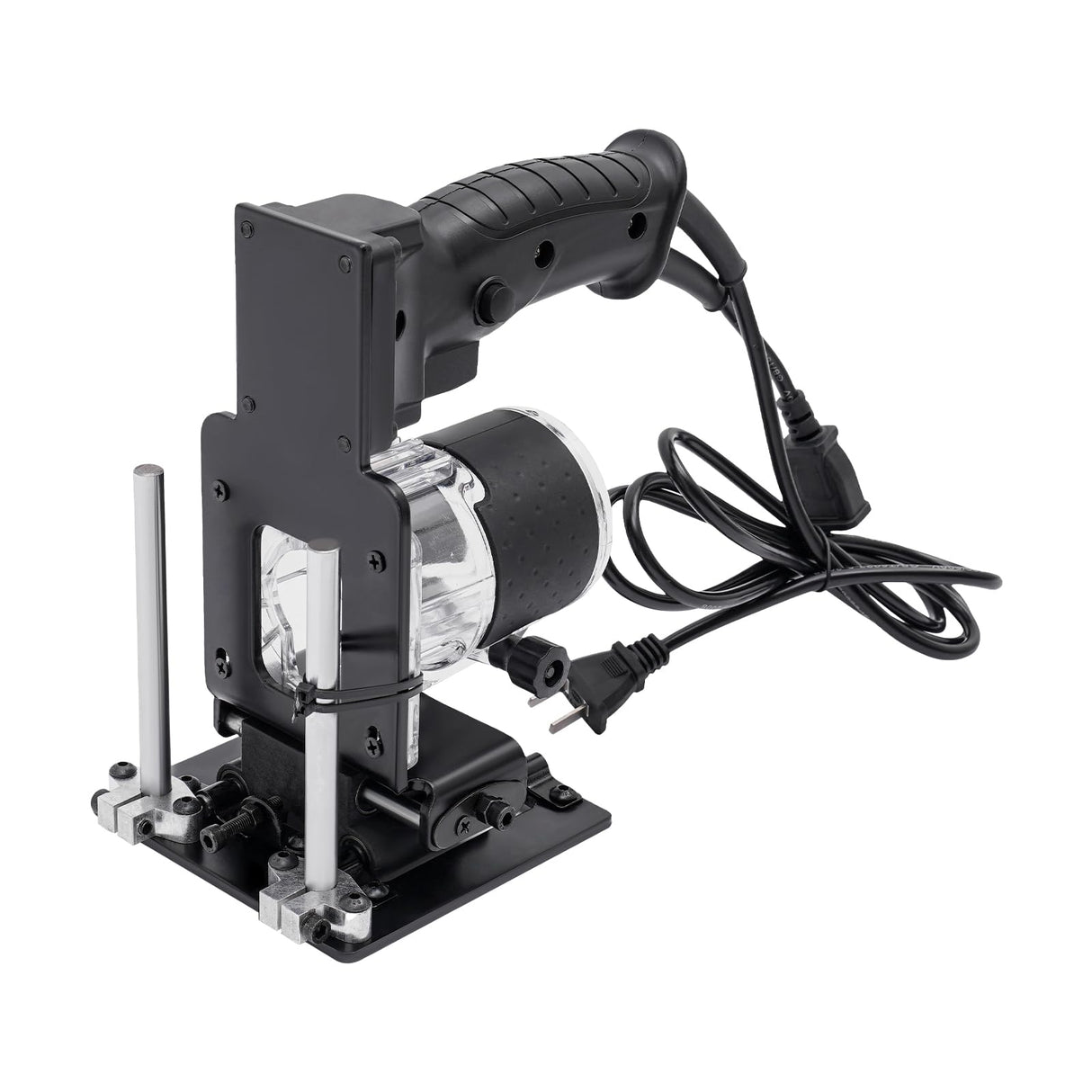 Slotting Guide Locator, Mortising Jig 2 in 1 Invisible Fastener Slotting Bracket Woodworking Slotting Locator Edge Guide Trimming Machine Hole Stand for Woodworking Furniture Splicing DUYIWAA