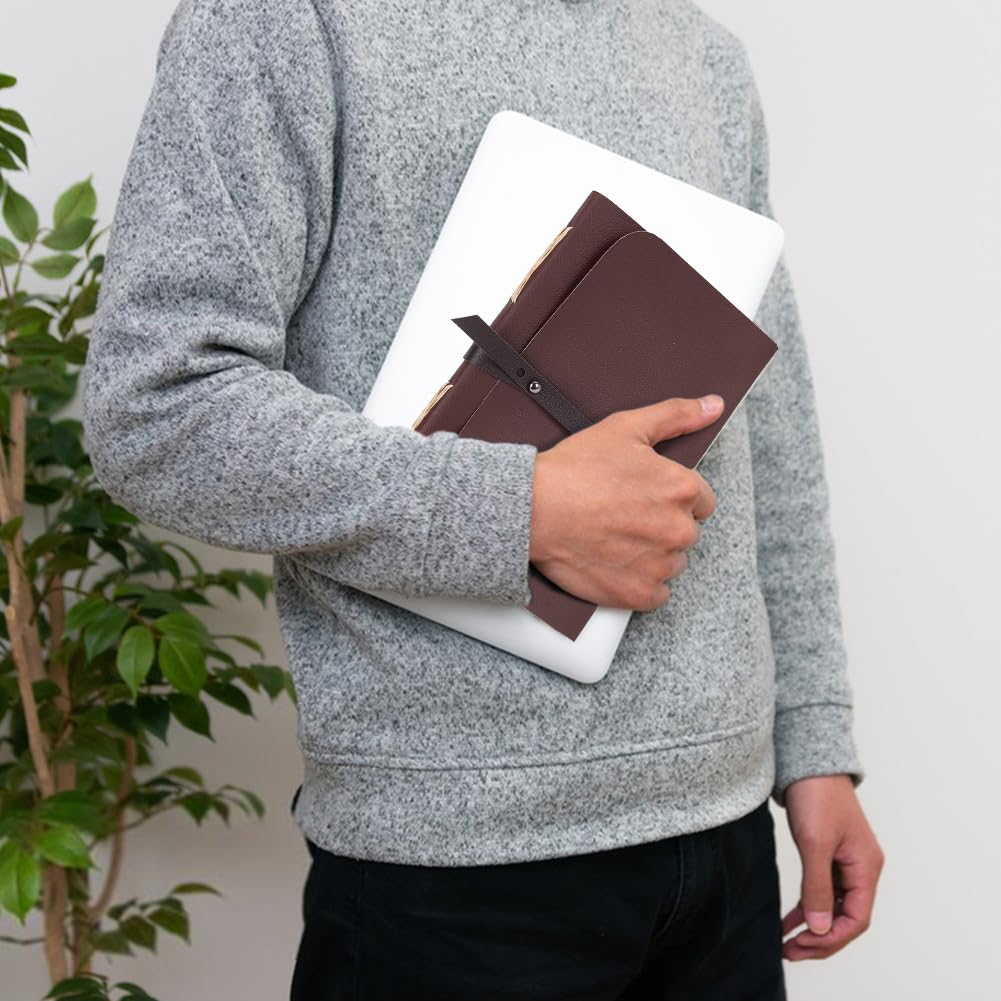 WEBEEDY 89Pcs Bookbinding Kit for Beginners DIY Leather Journal Kit Bookbinding Set A5 Book Making Kit for Adults Complete Bookbinding Supplies Kit with Thread,Sewing Needles,Paper and Other Tools WEBEEDY