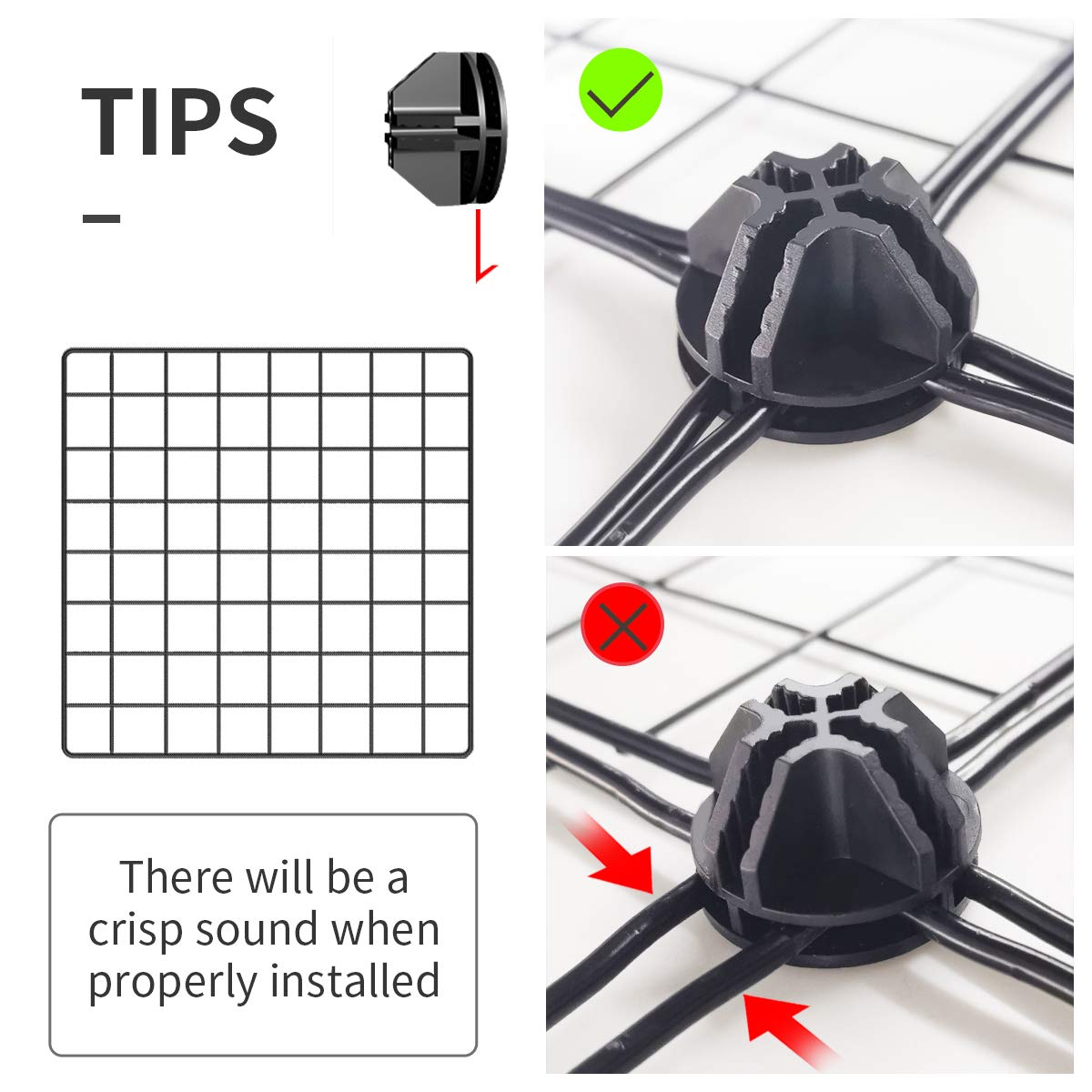 KOUSI 14"x14" Wire Cube Storage, Metal Grid Organizer, 30-Cube Modular Shelving Unit, Stackable Bookcase, Ideal for Living Room, Bedroom, Office, Garage KOUSI