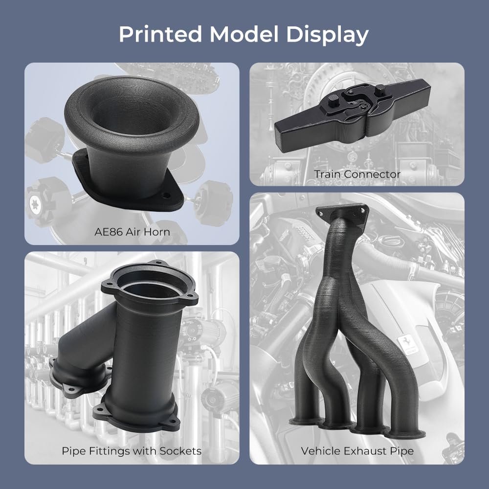 Creality PLA Carbon Fiber Filament 1.75mm, Hyper PLA-CF 3D Printer Filament with Matte Finish for 50-300mm/s High-Speed Printing, Dimensional Accuracy +/-0.03mm Creality
