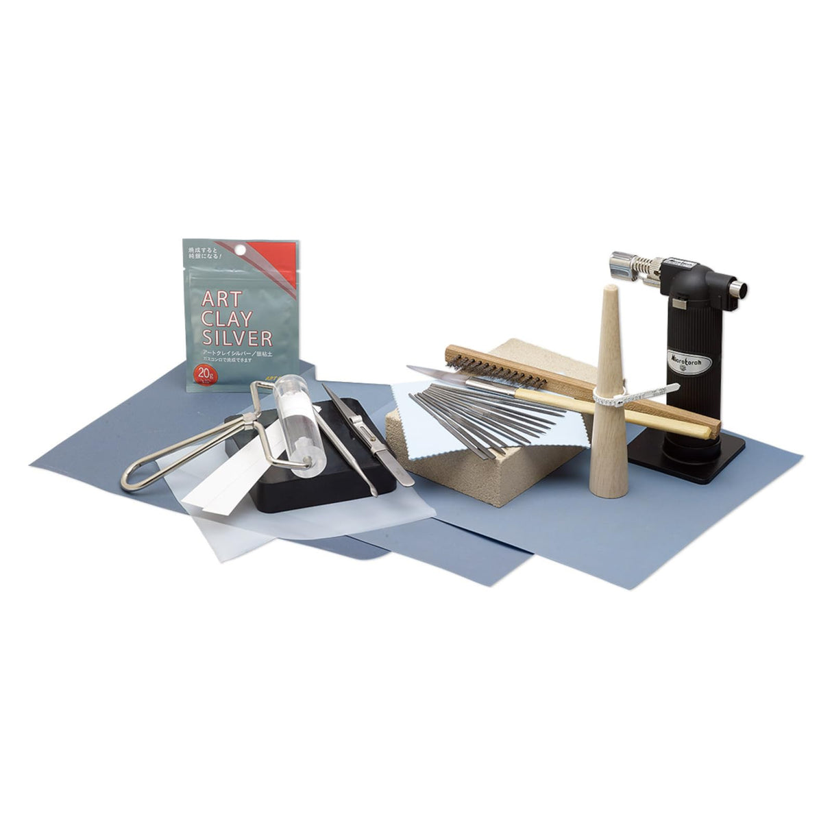 FMG Metal Clay Jewelry Making Kit - Precious Silver Metal Starter Kit FMG