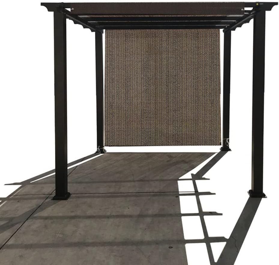 90% Shade Cloth Sun Shade Fabric Privacy Screen Shade Cover for Patio Garden Pergola Shade Cover Canopy with Gromments EMERIT