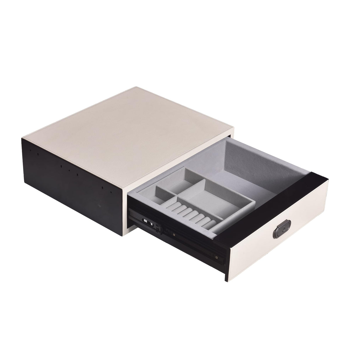 Leather-Wrapped Biometric Jewelry & Gun Vault – Quick-Access Fingerprint Lock XPEDITION