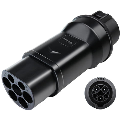 EV Charger Connector Type 1 to GBT Adapter, Fit for BYD, Electric Vehicle Charging Adapter SAE j1772 to GB/T EV Charging Adapter (J1772 to GBT Adapter Model 1)