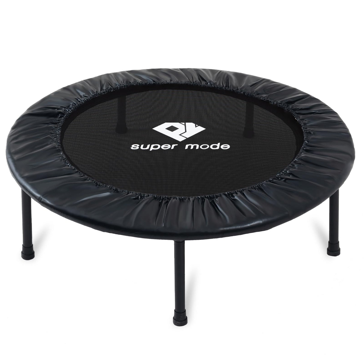 36 Inch Mini ToddlerTrampoline for Kids Ages Over 6 Max Load 170lbs Indoor Small Rebounder Trampoline Gifts for Kids Toddler Trampoline with Safe Cover Black PY SUPER MODE
