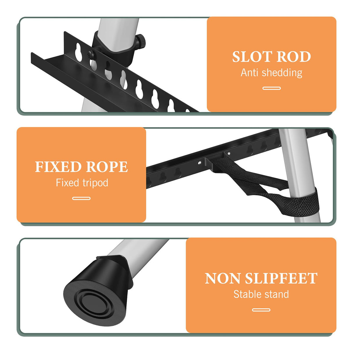 Art Easel Stand for Painting or Sign, Portable Adjustable 66 inches Display Tripod Artist Floor Aluminum Metal Easel with 1 Bag for Table-top/Floor Drawing, Sturdy for Canvases Displaying - Silver Mayyol