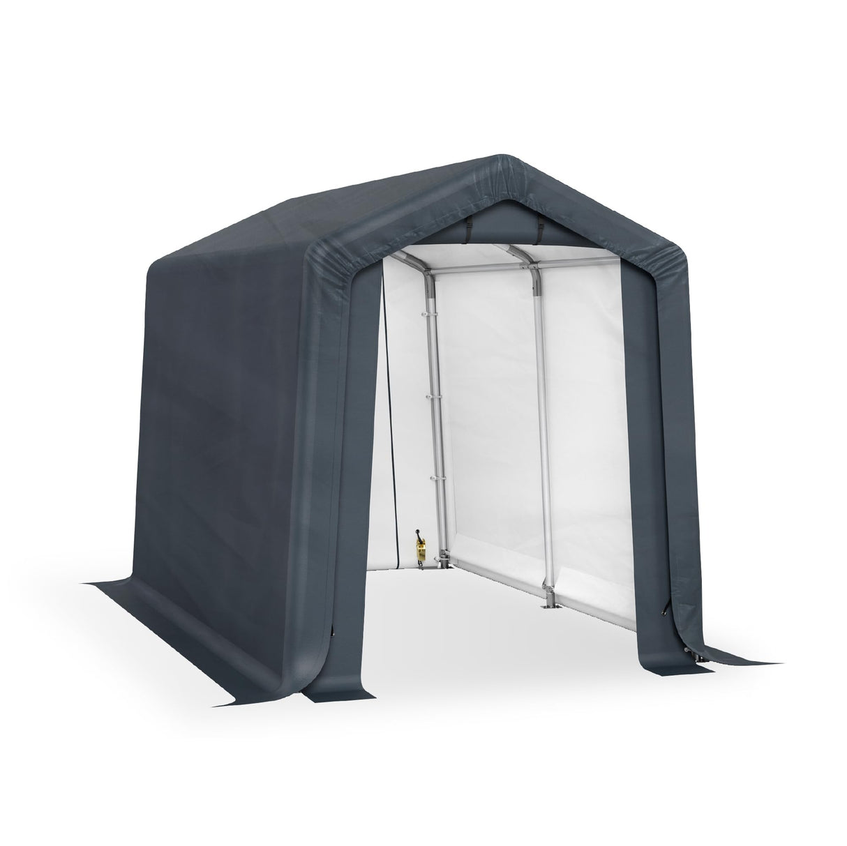 MFSTUDIO Outdoor Storage Sheds 6x10 ft, Portable Carport Shelter Garages Heavy Duty Canopy with Rolled up Zipper Doors, Outside Utility Shed Garage Tent for Motorcycle, Bicycles and Camping Tools MFSTUDIO