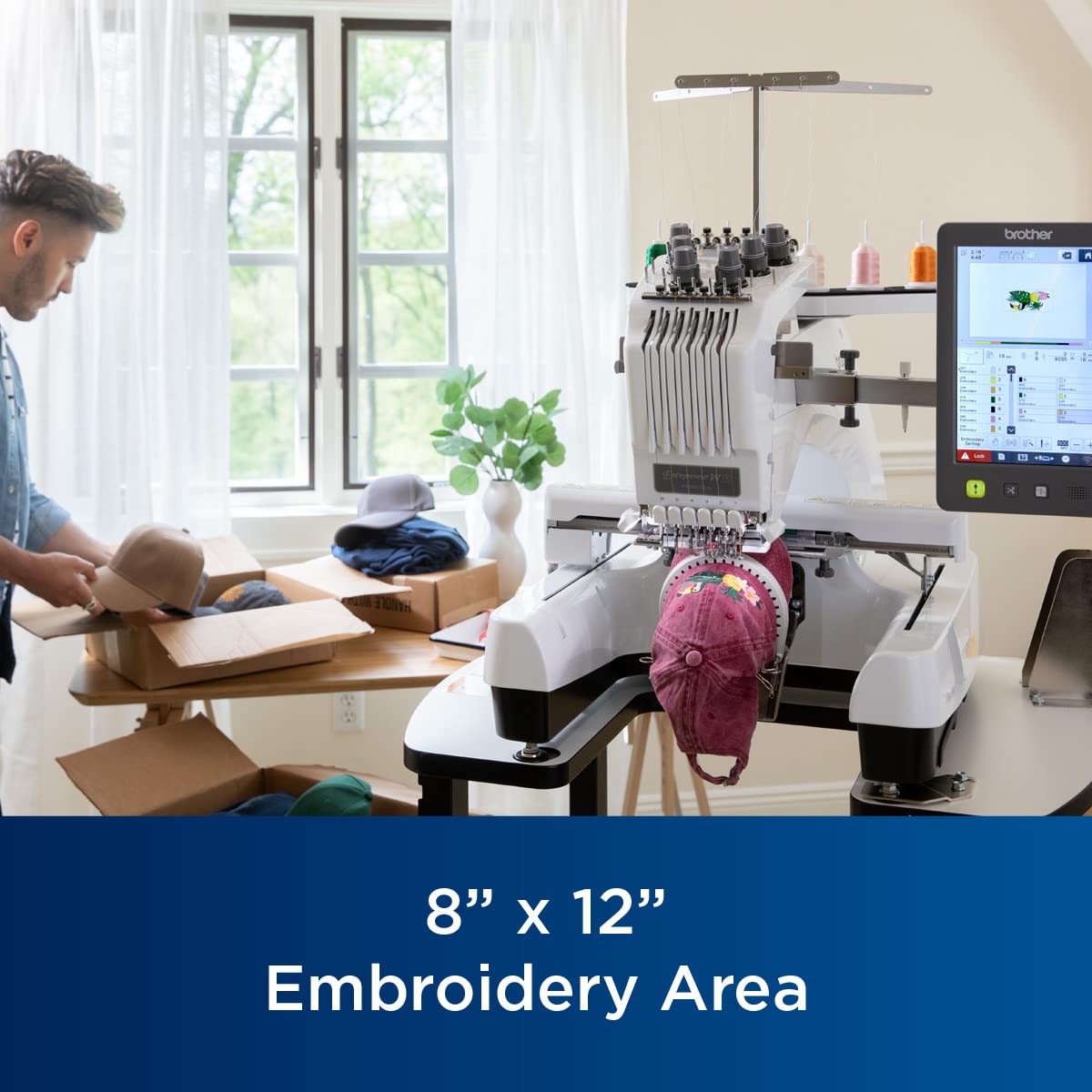 Brother PR680W Embroidery Machine and Accessory Bundle Brother