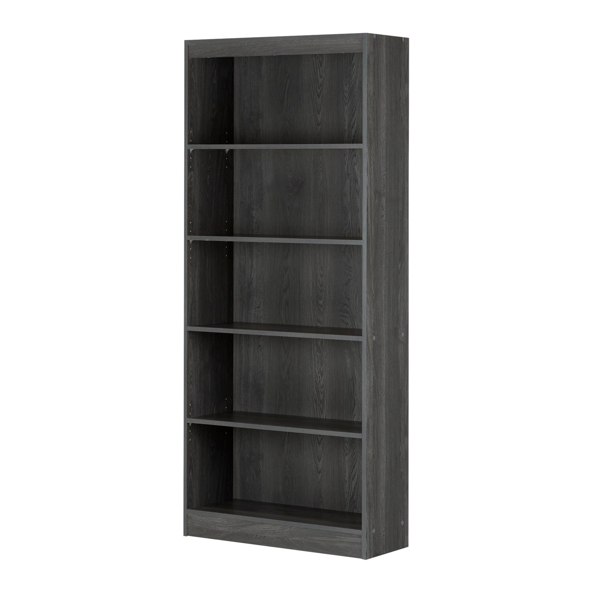 South Shore Axess 5-Shelf Bookcase - Gray Oak South Shore
