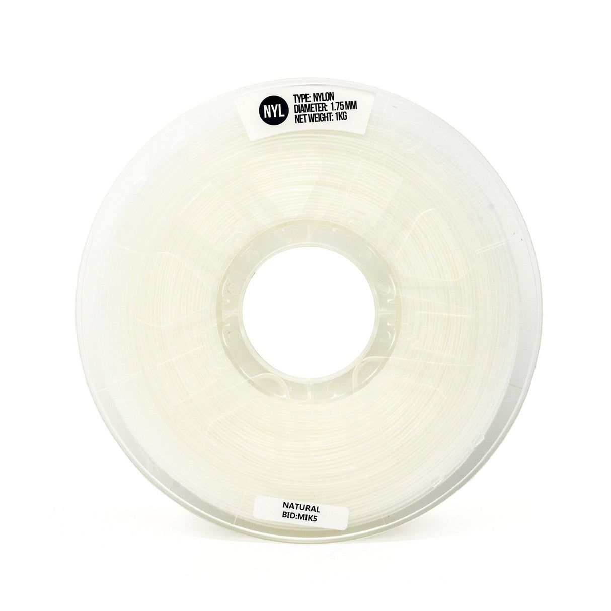 Gizmo Dorks 3mm (2.85mm) Nylon Filament 1kg / 2.2lbs for 3D Printers, Natural Clear Gizmo Dorks