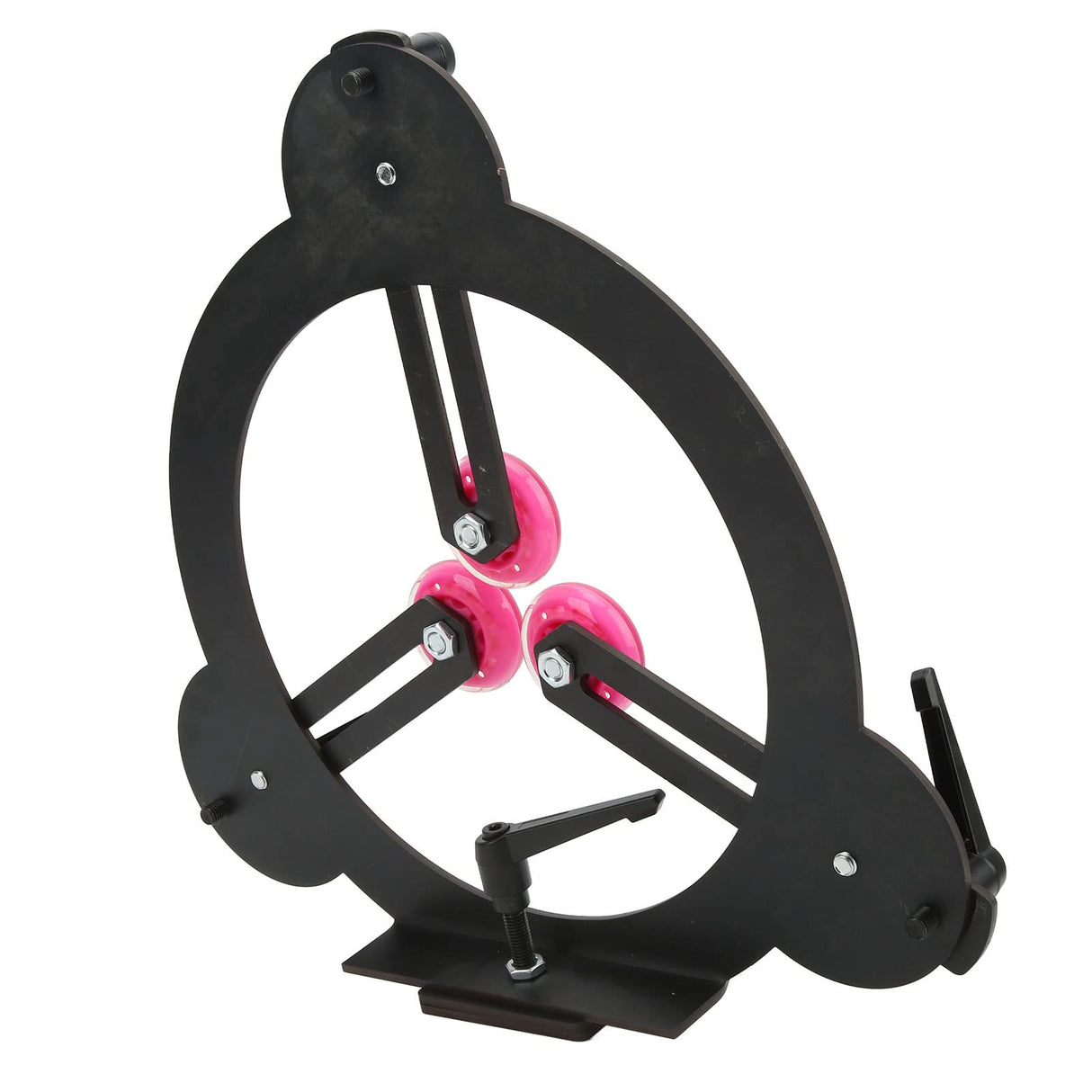 Woodturning Steady Rest Round Woodturning Steady Rest for Lathe Metal Turning Tools for Wood Lathe Parts Accessories Walfront