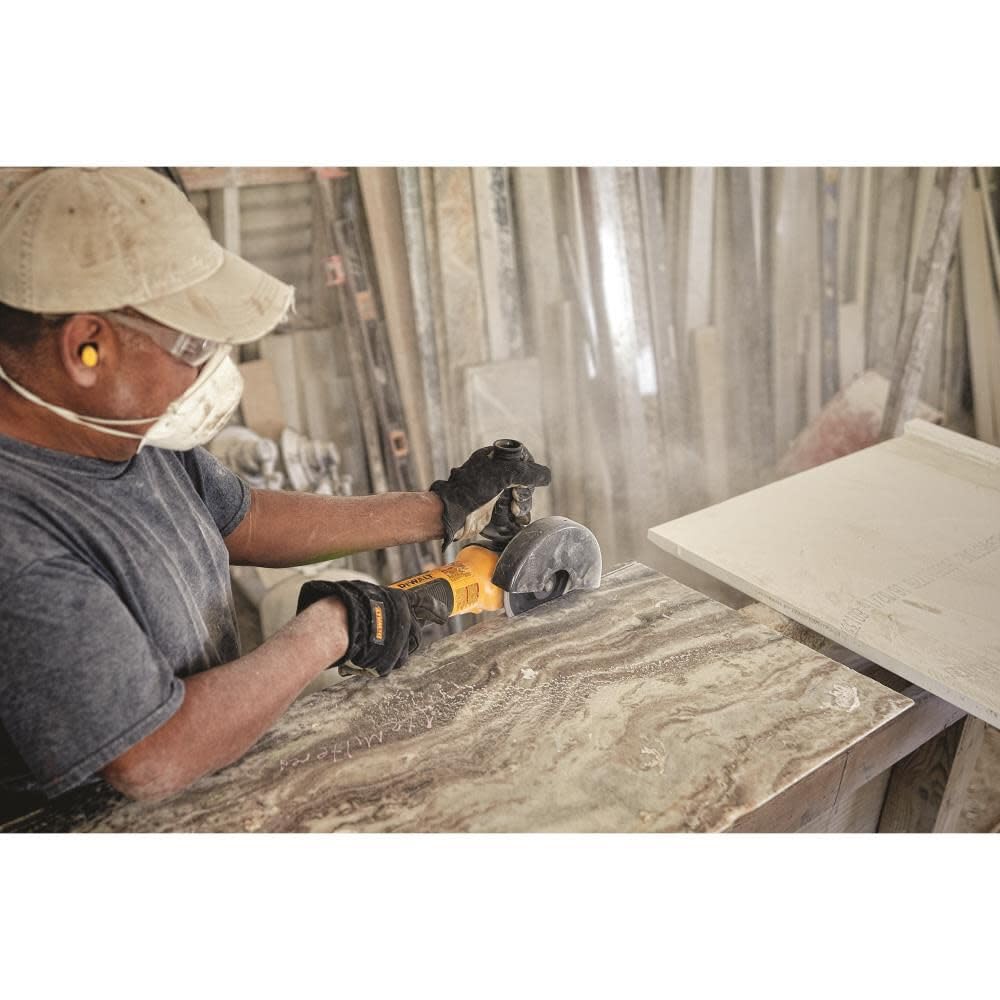 DEWALT Angle Grinder, 5 to 6-Inch, Variable Speed, Slide Switch (DWE43240VS) DEWALT