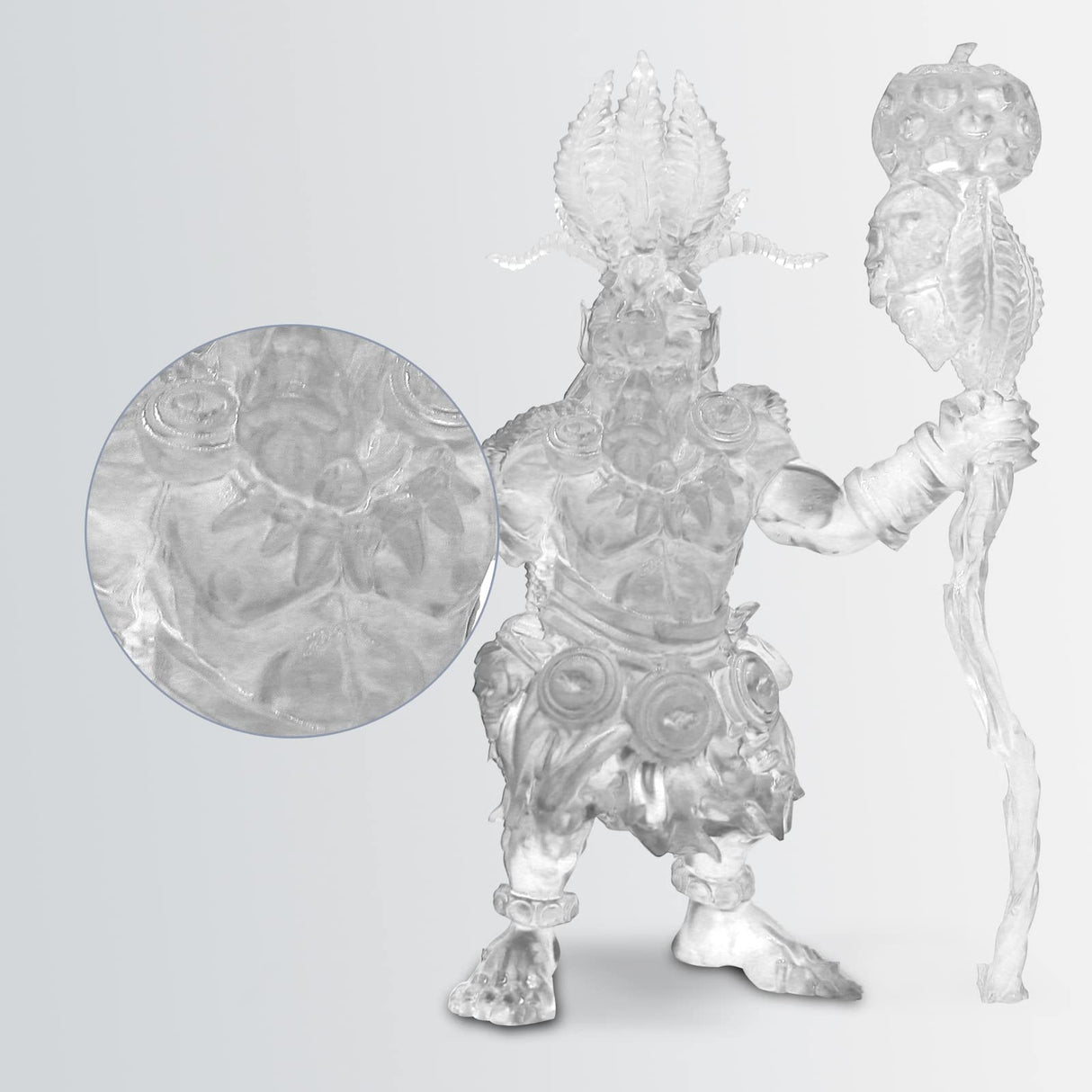 ANYCUBIC Upgraded Standard 3D Printer Resin, 405nm SLA Fast UV-Curing Resin, High Precision & Rapid Photopolymer for 8K Capable LCD/DLP/SLA 3D Printing (Clear, 1000g) ANYCUBIC