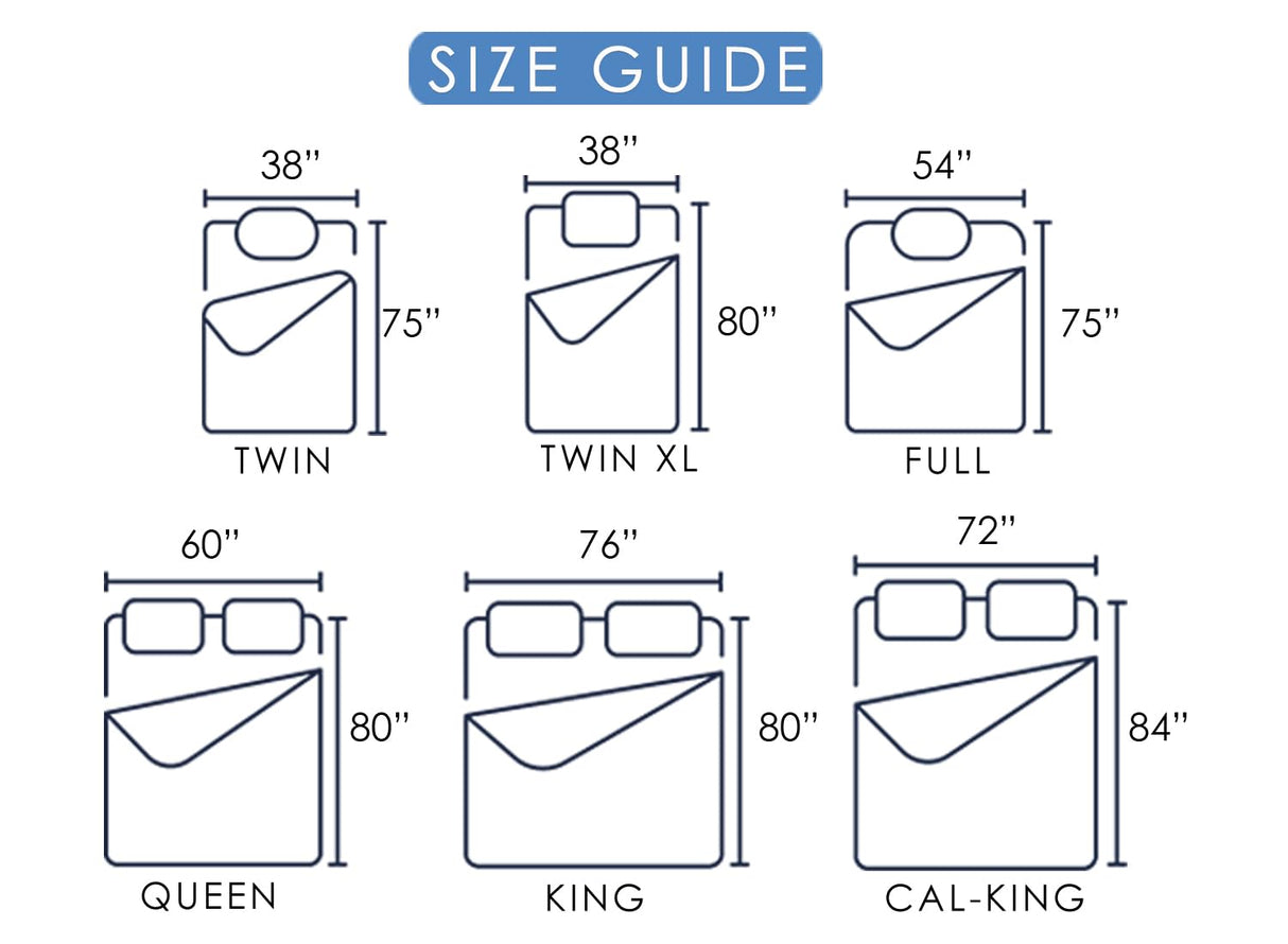 Marine Moon Mattress Topper Queen, Cooling Pillow Top Mattress Topper, Extra Thick Plush Mattress Pad Cover, Overfilled with 7D Down Alternative, Relief Back Pain, Soften Hard Mattress, 80'' x 60'' Marine Moon