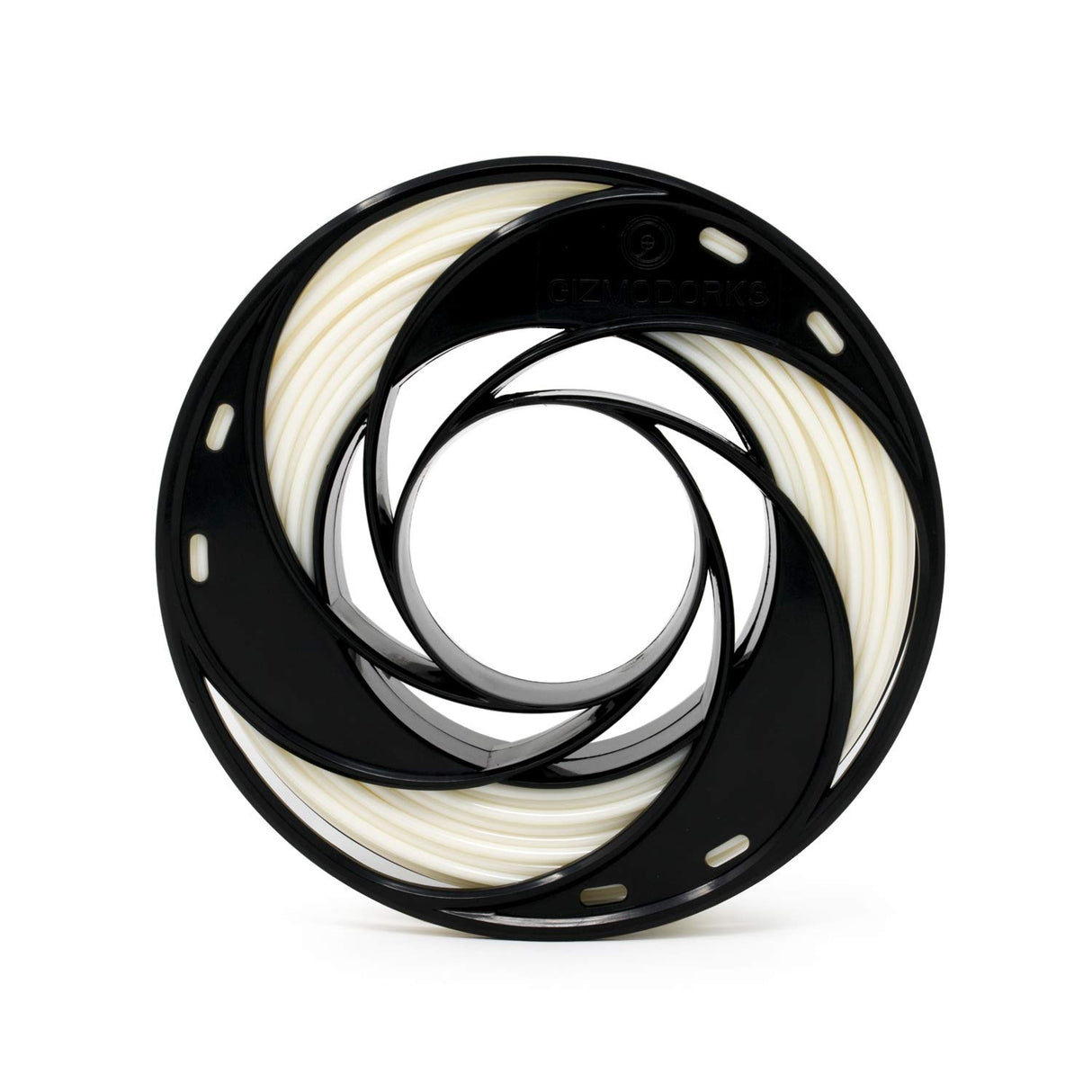 Gizmo Dorks Nylon Filament for 3D Printers 1.75mm 200g, White Gizmo Dorks