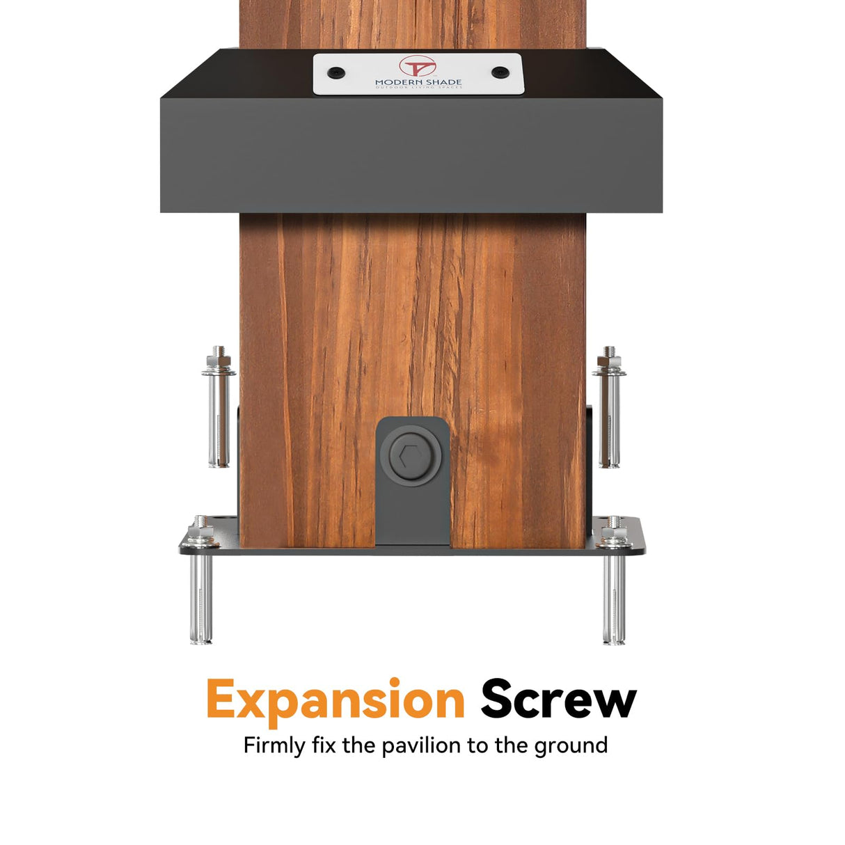 Modern Shade Wood Gazebo 12’x12’, Heavy Duty Hardtop Gazebo with Steel Roof, Water Resistant, Wind Resistant, Perfect for Your Permanent Outdoor Pavilion, Solid Wood Framed Gazebo, Cedar Gazebo Modern Shade Outdoor Living Spaces