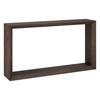 Henn&Hart 55" Wide Rectangular Console Table in Alder Brown, for Home, Living Room, Bedroom, Entertainment Room, Office