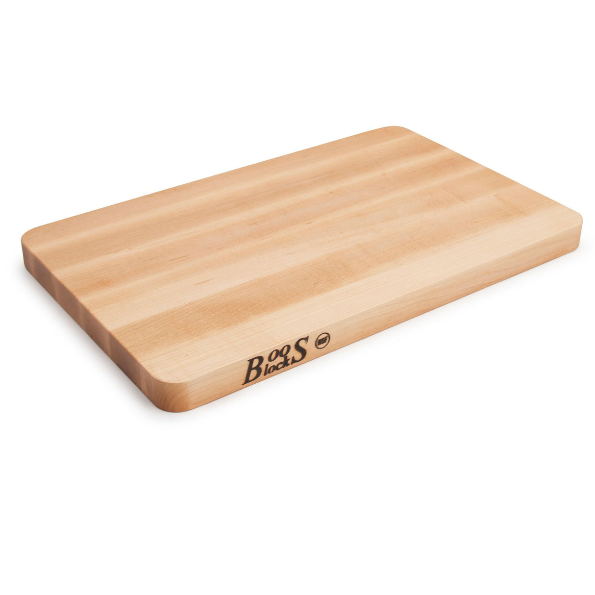 John Boos Chop-N-Slice Maple Wood Cutting Board for Kitchen Prep, 1" Thick, Small, Edge Grain, Rectangle Charcuterie Boos Block, 16" x 10", John Boos