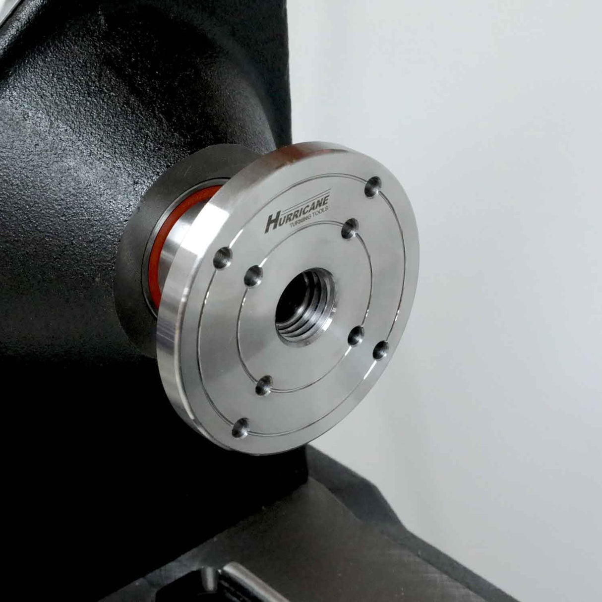 Hurricane Turning Tools, 4" Steel Faceplate For Wood Lathe, 1" x 8 TPI Hurricane Turning Tools