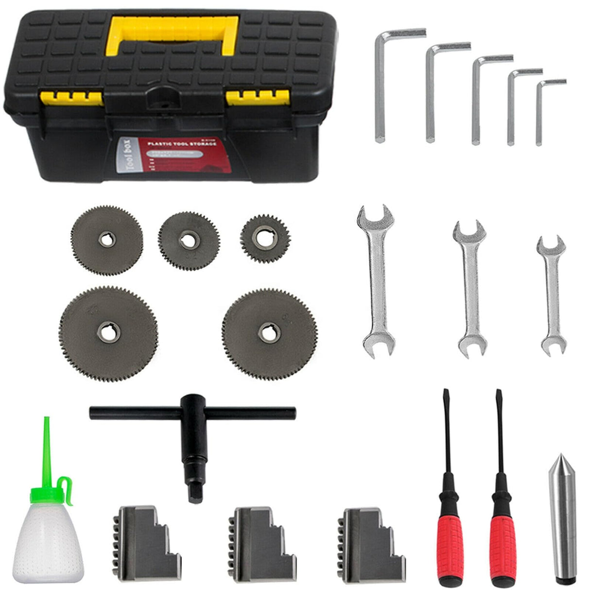 Mini Lathe Machine, 8.7"x 29.5" Mini Metal Lathe with 1100W Brushless Motor, 0-3000 RPM Variable Speed Benchtop Lathe, Mini Torno Para Metal with LED Screen, 3-Jaw Chuck SHENGJINSH