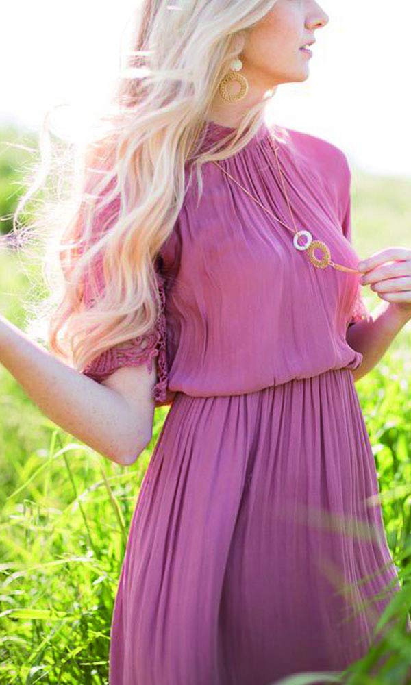 Long Necklace and Rattan Earrings Set for Women Handmade Long Tassel Rattan Necklace Wicker Earring Lightweight Weave Statement Jewelry (Brown) UYT