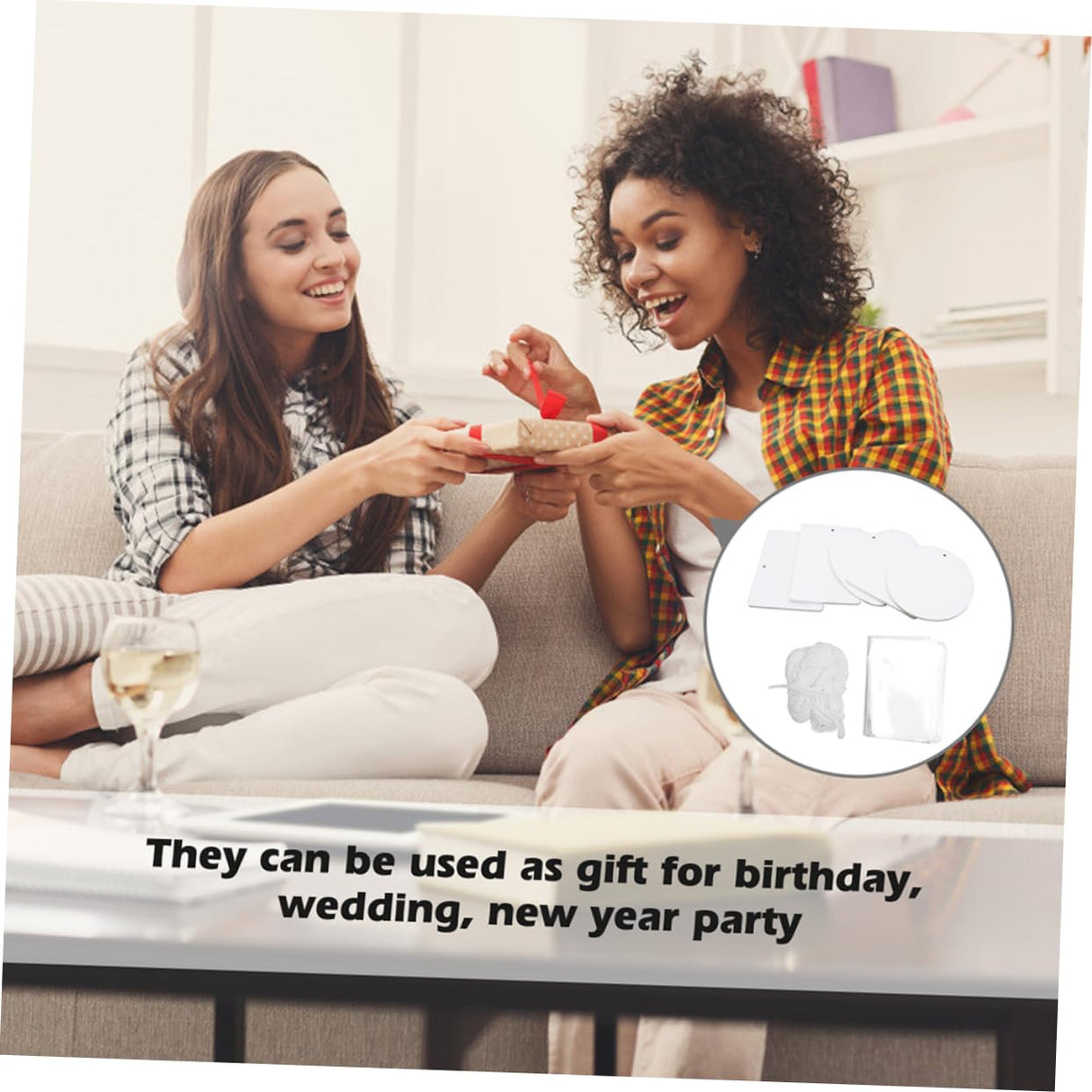 GLEAVI Air Freshener Sublimation 1 Set Air Freshener Car Freshener Sublimation Air Freshners Sublimation Blanks Coverlet Cars Cars White Felt Inside The Car Product GLEAVI