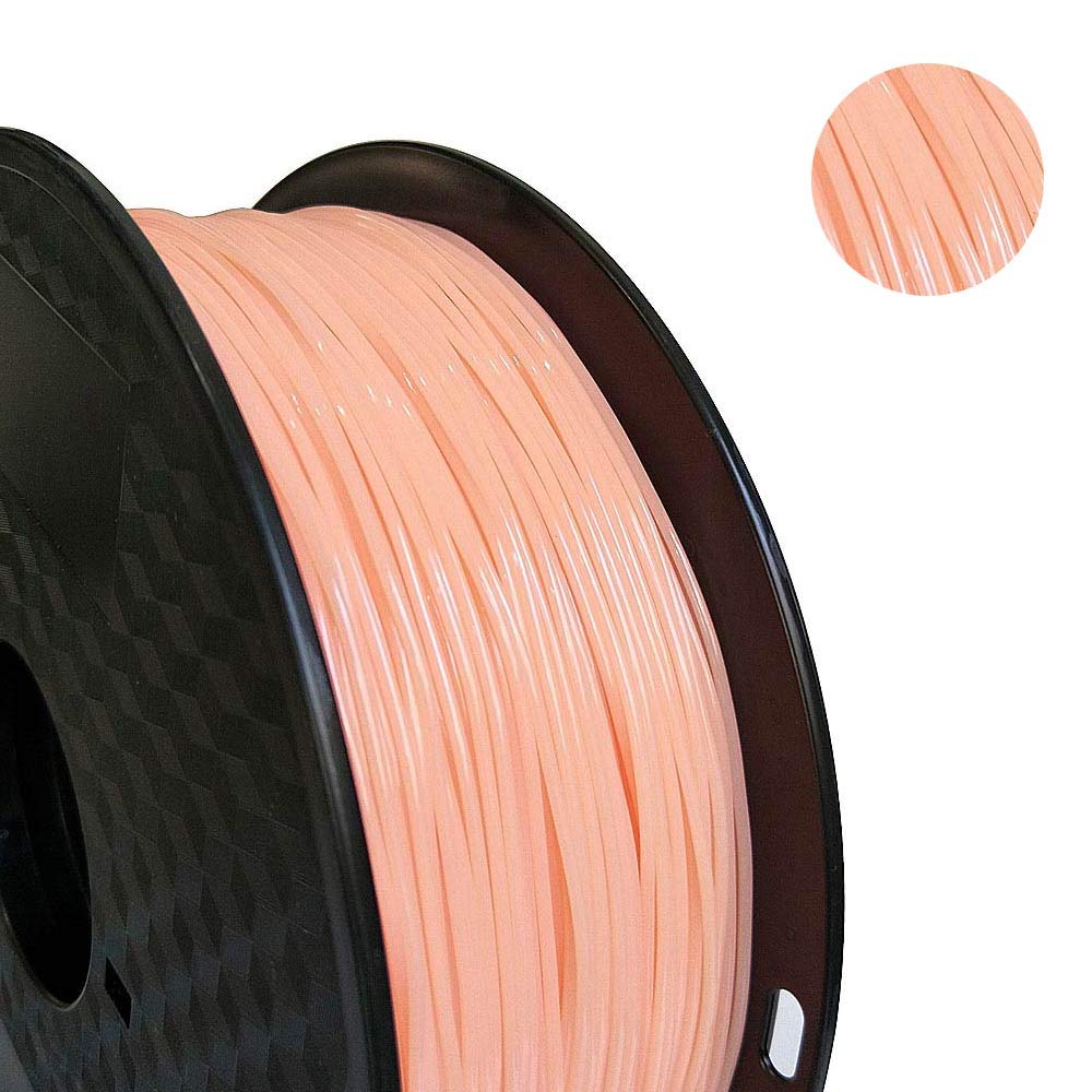 CC3D TPU Filament 98a Skin Tone 1.75mm 1KG 3D Printer 2.2LBS Spool 3D Printing Flexible Materials Beige Pink Flesh Color CC3D