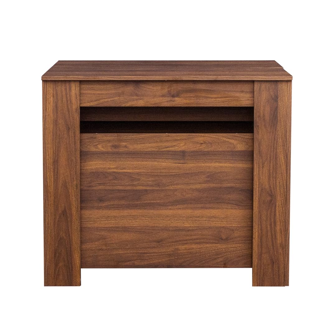 Extendable Console Table with Extension Leaves Holder, Mid Century Modern Expandable Dining Table for 12-14 Person, 20" to 118" Transformer Table for Living Room, Farmhouse & Space-Saving Furniture… CWKISS