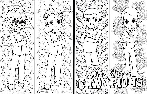 Magical Games Coloring Book (Harry Potter) WoodArtSupply