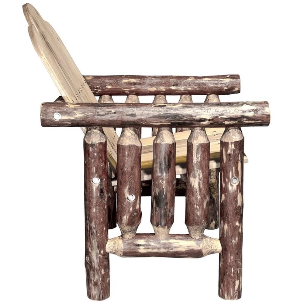 Log Furniture - Deck Chair Montana Woodworks