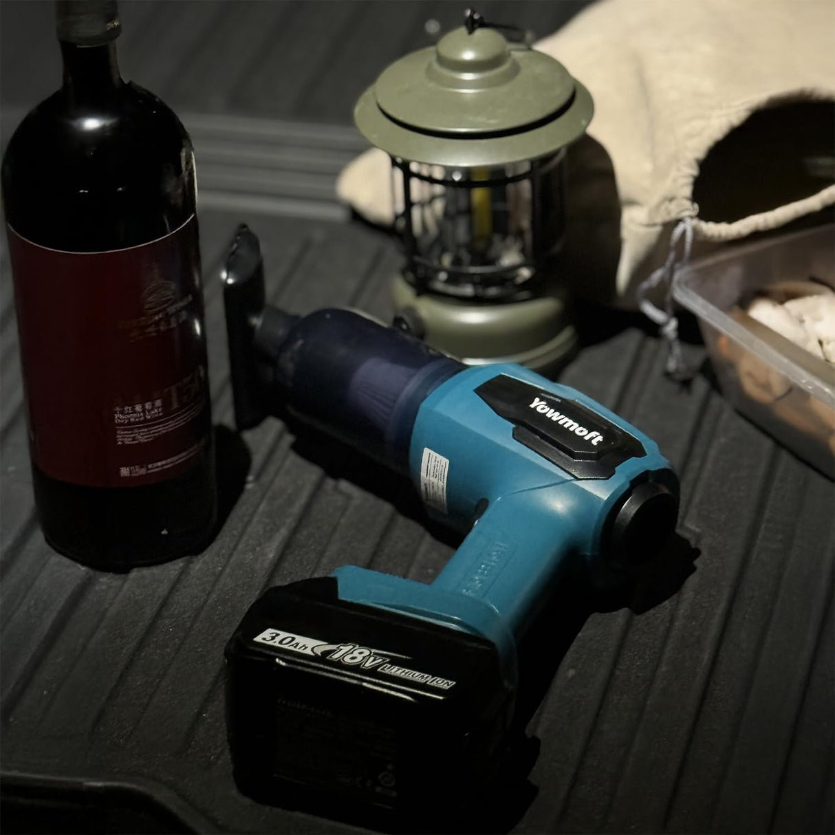 3 in 1 Handheld Car Vacuum Compatible with Makita 18V Battery with 21000pa Strong Suction, Handheld Vacuum Cordless & Blower with 200W Brushless Motor, Mini Vacuum Cleaner for Car, Home (No Battery) YOWMOFT