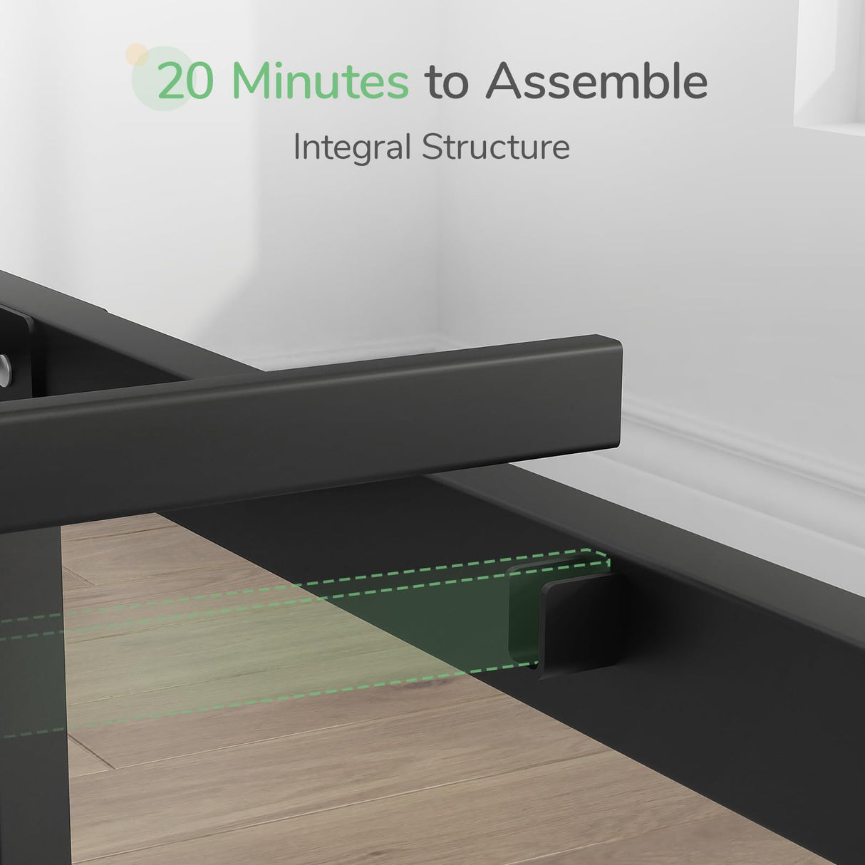 Novilla Queen Bed Frame, 14 Inch Metal Platform Bed Frame Queen Size No Box Spring Needed, Heavy Duty Steel Slat Support, Easy Assembly Novilla