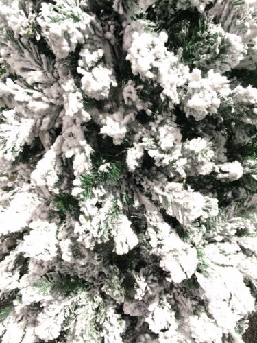 Perfect Holiday Christmas Tree, 5-Feet, Flocked Snow Perfect Holiday